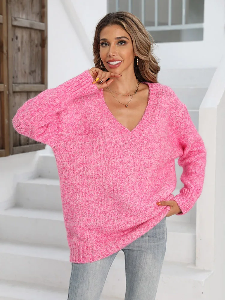 

Женский свитер в Корейском стиле, Свободный Повседневный пуловер в стиле Харадзюку, Топ с длинным рукавом, женский джемпер на осень-зиму 2022