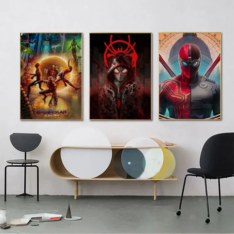

Disney Spiderman Good Quality Prints And Posters For Living Room Bar Decoration Stickers Wall Painting