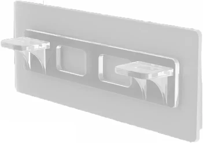 

Набор Из 4 Самоклеящихся Креплений Для Полок, Настенные Крепления-стикеры Без Сверления, Органайзер Для Кухни, Ванной