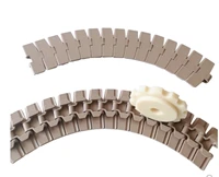 1meters 880tab width82 6mm turning chain plate plastic conveyor belt