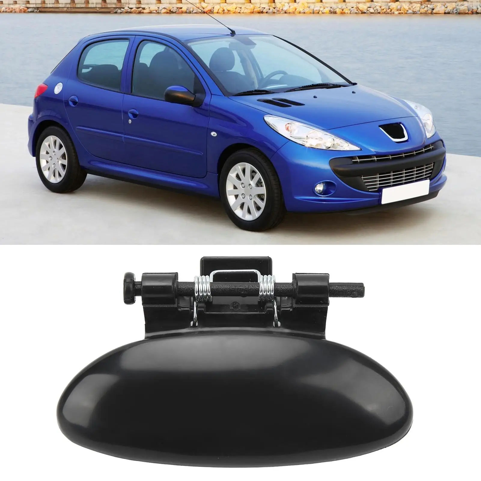 Автомобильная фоторучка 8218PX сменная Крышка для Peugeot 206 206CC 207 Citroen C2