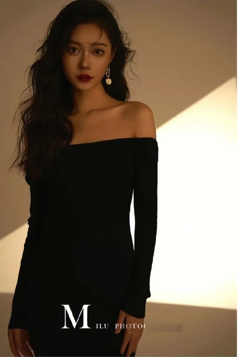 Сексуальные Платья для беременных Sepzay фотосъемки с длинным рукавом и открытой