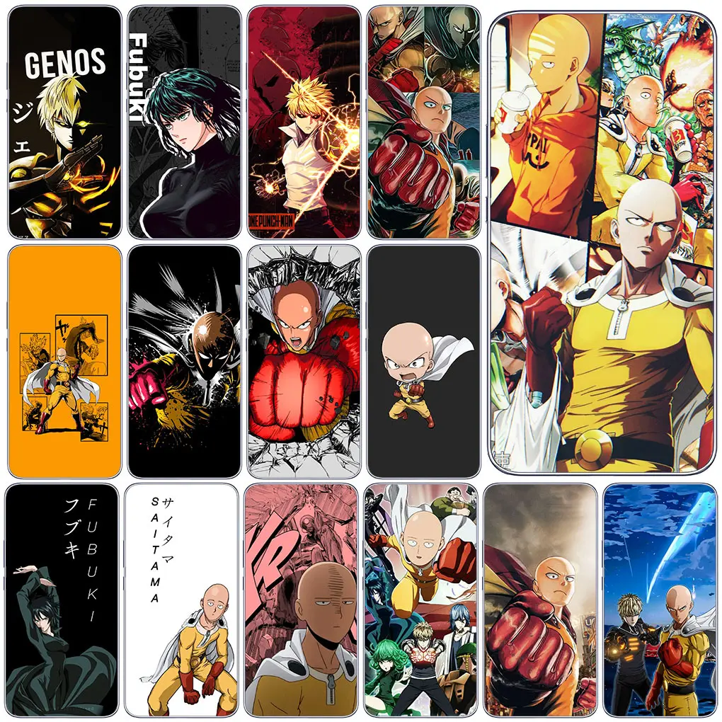 Чехол для телефона One Cartoon Punch Man Motorola Moto G13 G14 G53 G54 G62 G72 G82 G84 E13 E20 G42 G32 G23 G22 Мягкий