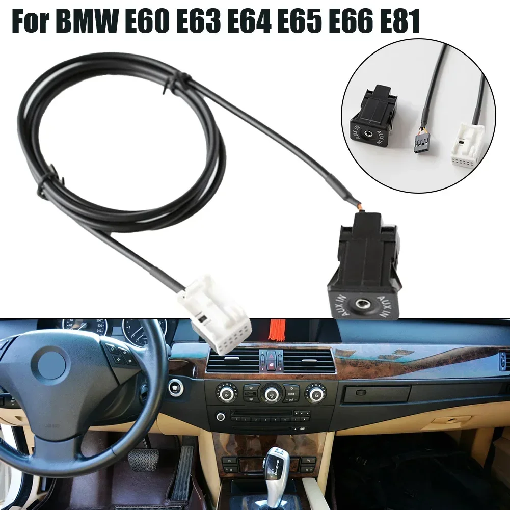 Аудиокабель адаптера Aux для BMW E60 E63 E64 E65 E66 E81 E82 E87 E88 Для E90 E91 E92 Удлинительный