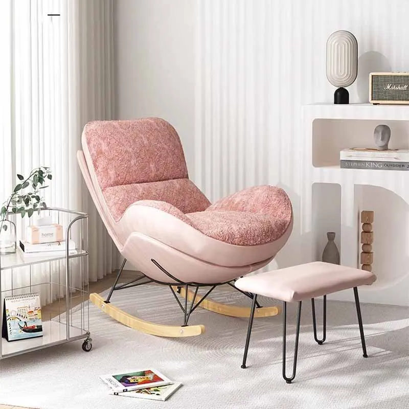 

Ergonomic Ergonomic Chairs Pink Living Room Reading Floor Chair Balcony Comfortable Single Meubles De Salon Home Decoraction