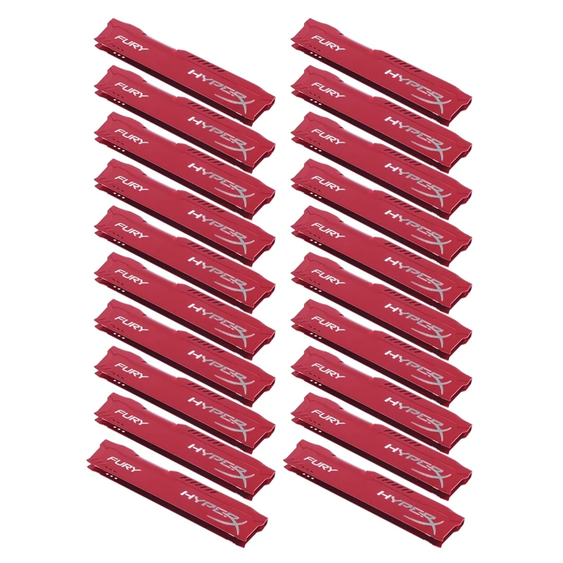 

Радиатор для оперативной памяти DDR3 20X, Охлаждающий радиатор для настольного компьютера, радиатор памяти DDR2, DDR3, DDR4, красный