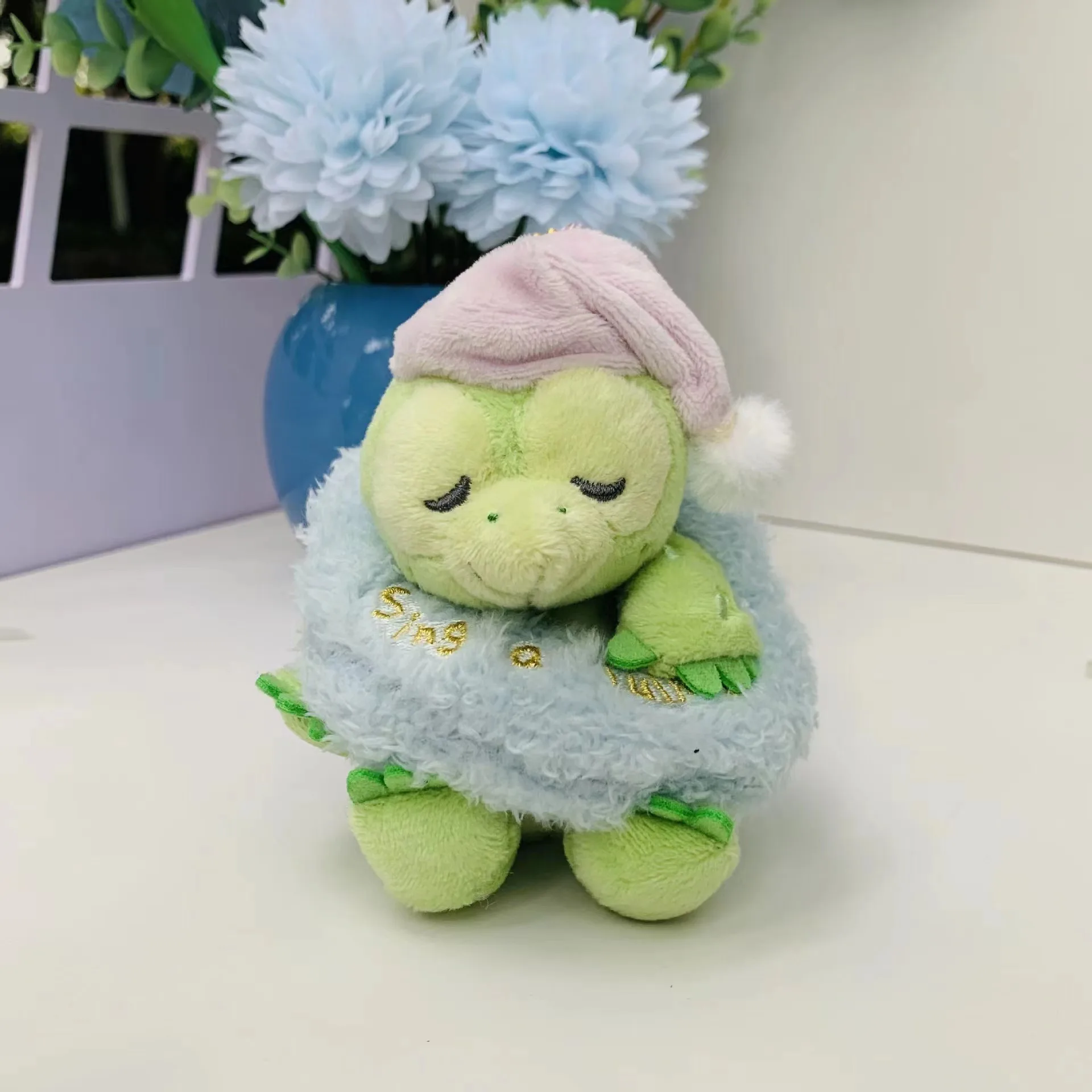 Disney Lina Belle Pajamas Pendant School Bag Little Fox Keychain Plush Doll Cute