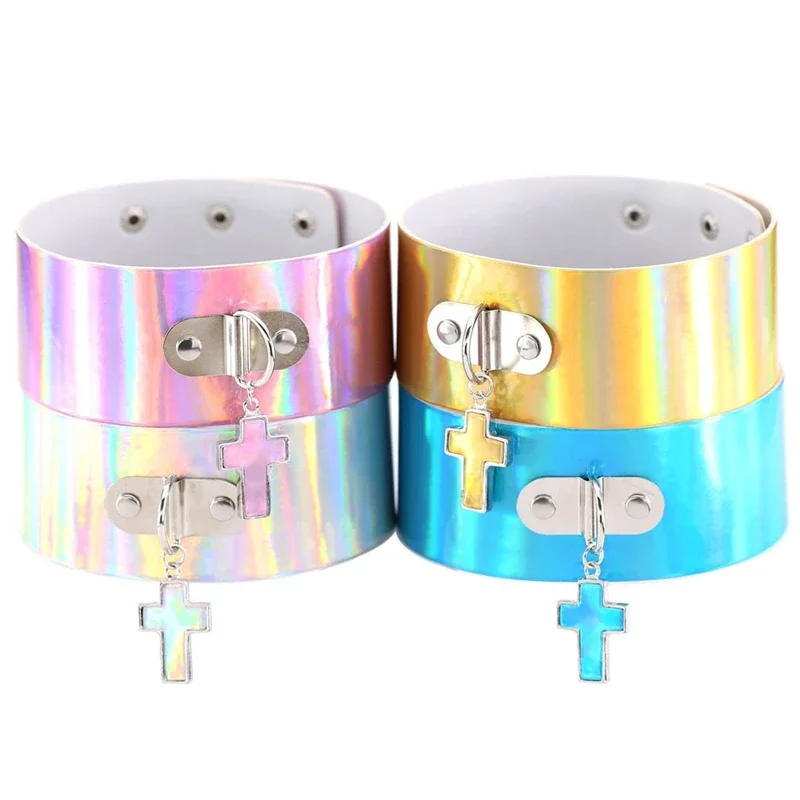 Женское Ожерелье-чокер с голографическим принтом