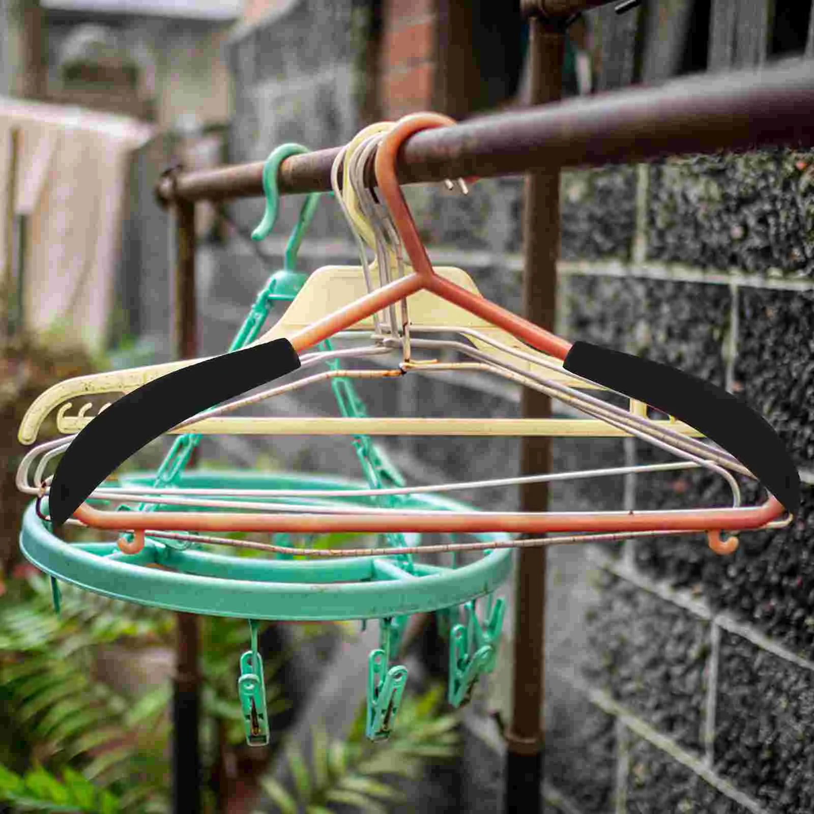 Вешалка для одежды Формы на плечи Флокированная подставка Бархатные вешалки