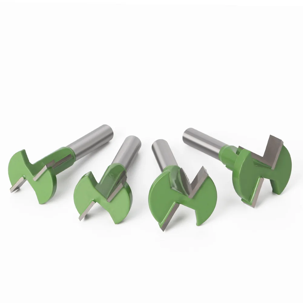 8-ручная зеленая Т-образная фреза с прямыми краями крючком долбежная для экспорта