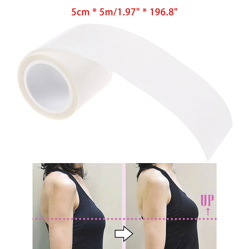 

1Roll Transparent Breast Lift Push Up Tape Invisible Boobtape Nipple Cover Strapless