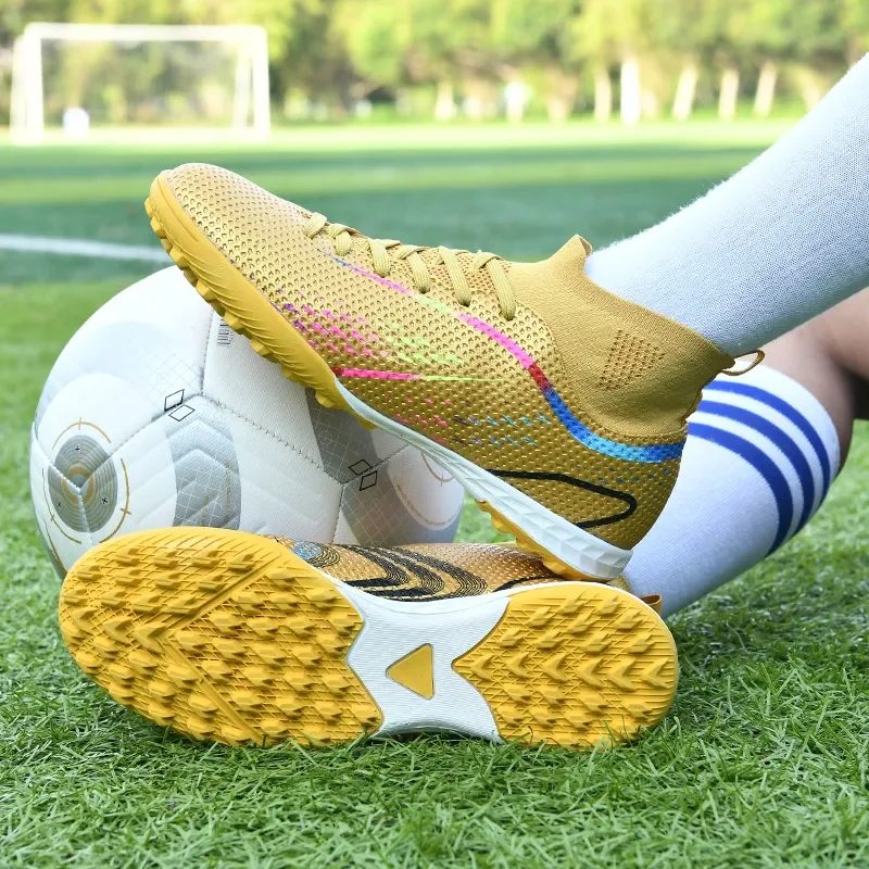 

Футбольная обувь для подростков и взрослых, уличная спортивная обувь, нескользящая износостойкая футбольная тренировочная обувь TF/FG, футбольная обувь