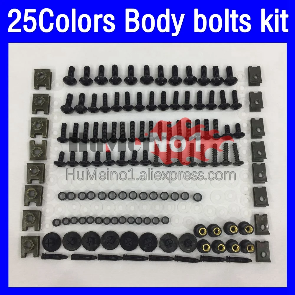 

268ps Fairing bolts full screw kit For KAWASAKI NINJA ZX250 ZX-250 ZX 250R 250 R CC ZX250R 08 09 10 11 12 Body bolt screws Nuts