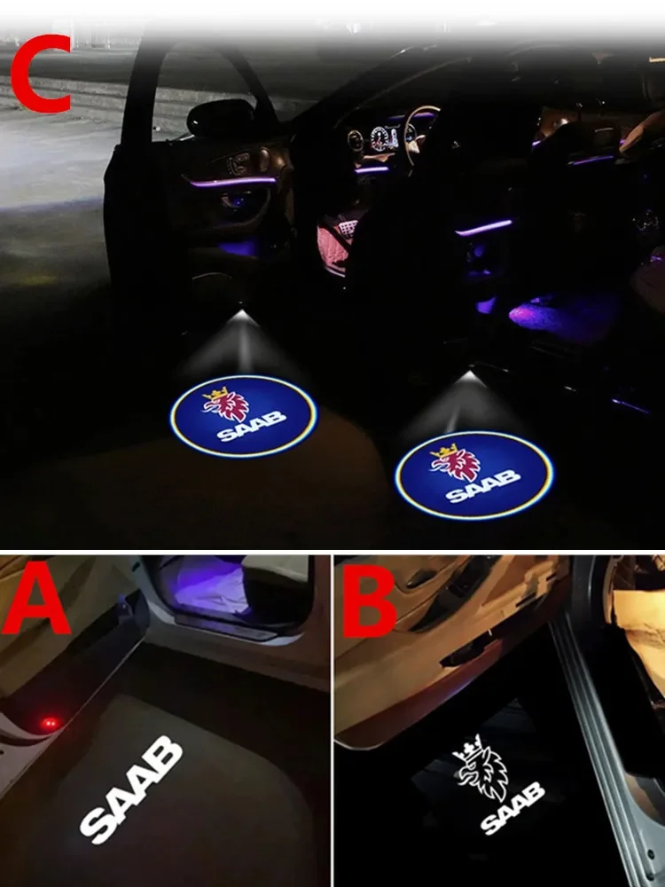Для Saab 9-3 93 2003-2010 2011 2012 9-5 95 1998-2010 Стайлинг автомобиля светодиодное украшение для