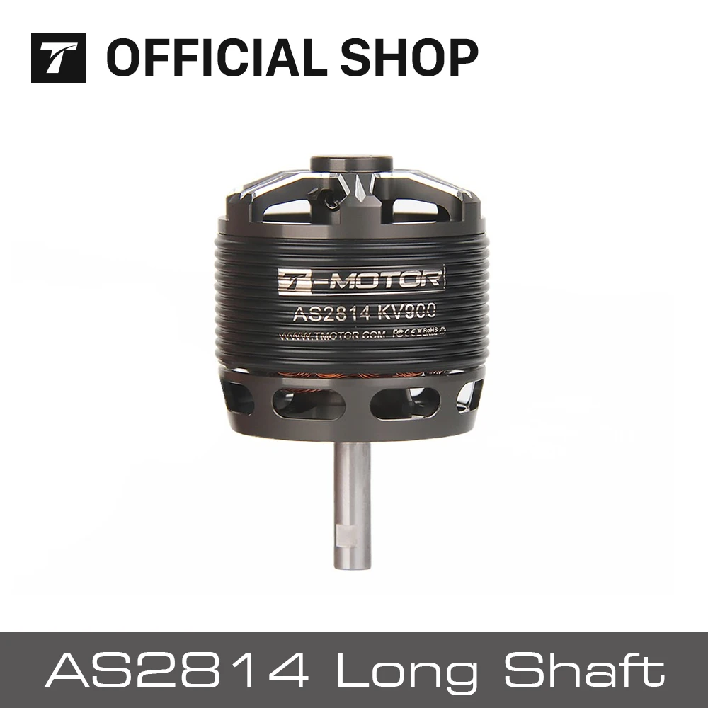 T-motor AS2814 AS 2814 Long Shaft Brushless Motor KV900 KV1050 KV1200 KV2000 3-4S For 20-30E 3D and F3A