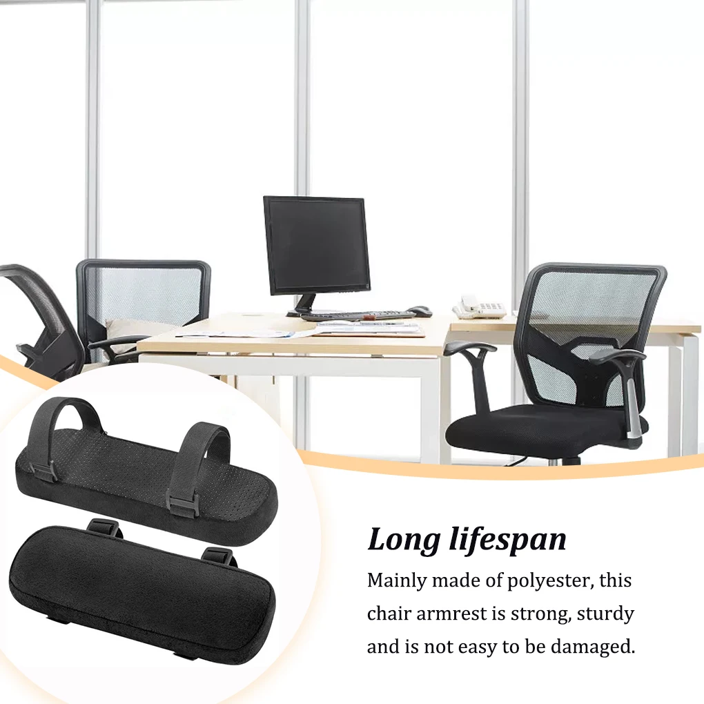 

1 Pair Home Fast Release Soft Chair Armrest Portable Computer Stool Arm Elbow Support Cushion Arms Rest Pad Purple