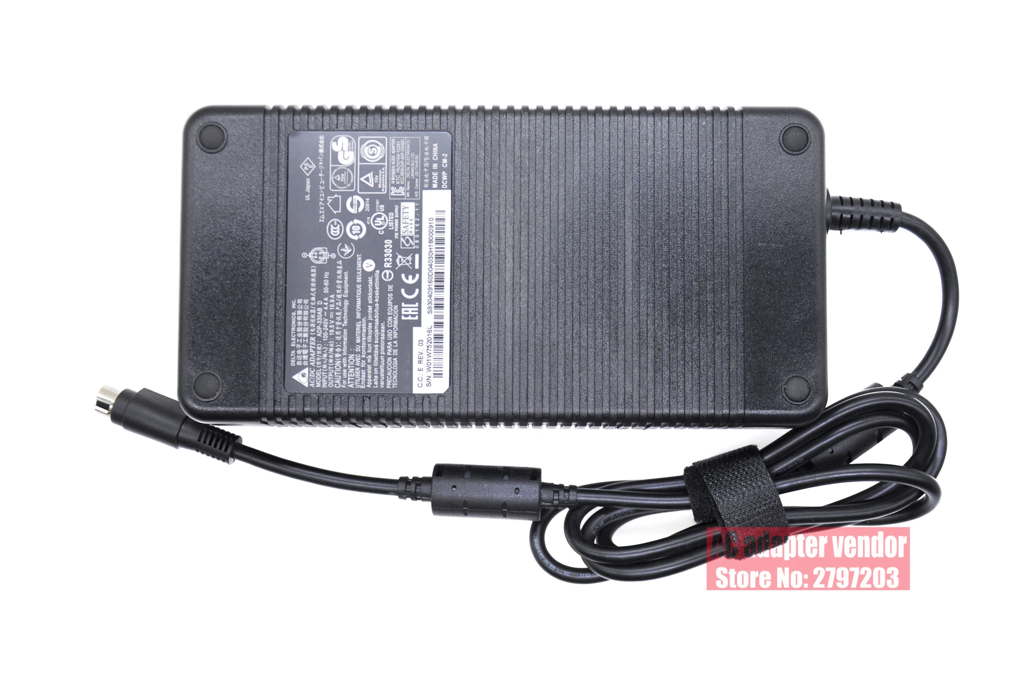 Фото Адаптер переменного тока 19,5 В, 16,9 А, 330 Вт, блок питания для MSI GT80 GT80S P775DM3 P170EM ADP-330AB D A15-330P1A A330A002L №1