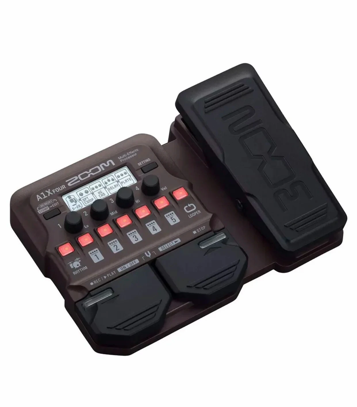 Акустический инструмент Zoom A1X FOUR процессор мультиэффектов с ритмической секцией