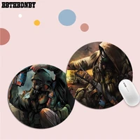 custom skin stalker customized laptop gaming round mouse pad gaming mousepad rug for pc laptop notebook