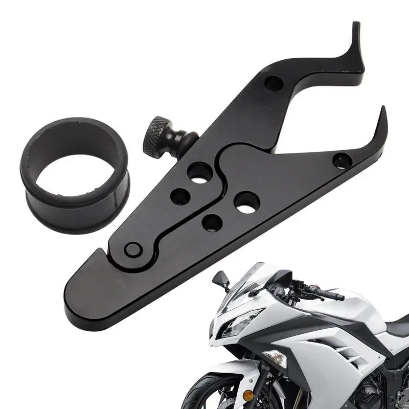 

Motorcycle Throttle Lock Rocker Cruise Control Universal Lock Assist Grips Aluminum Cruise Assist Lightweight And Adjustable Oil