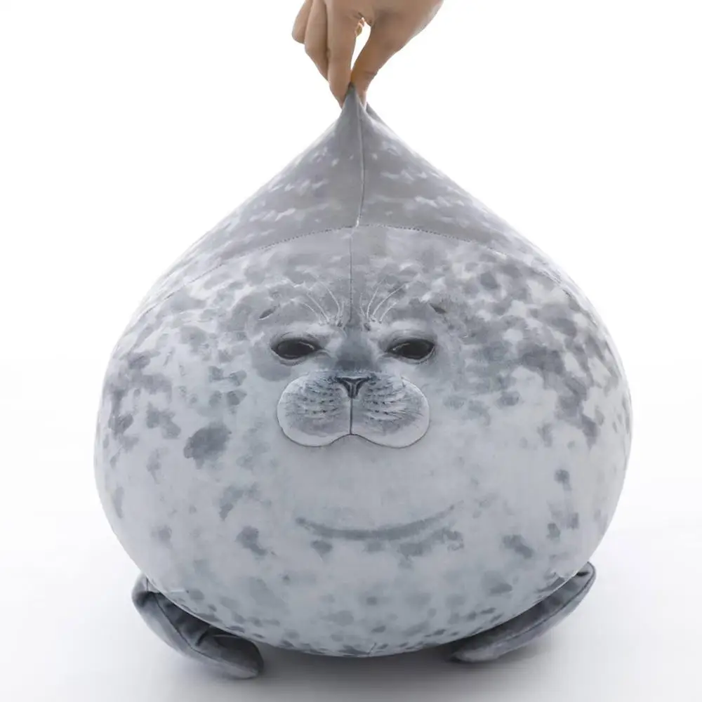 

For VIP Customer 3D Novelty Throw Pillows Soft Seal Stuffed Plush Housewarming Party Hold Children Xmas Gifts