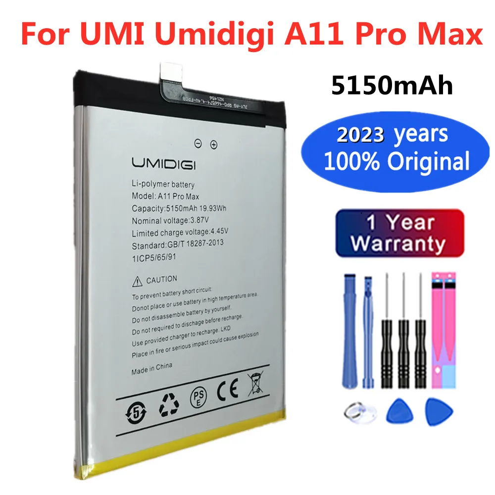 

Аккумулятор A11Pro Max для телефона UMI Umidigi A11 Pro Max, 2023 мАч