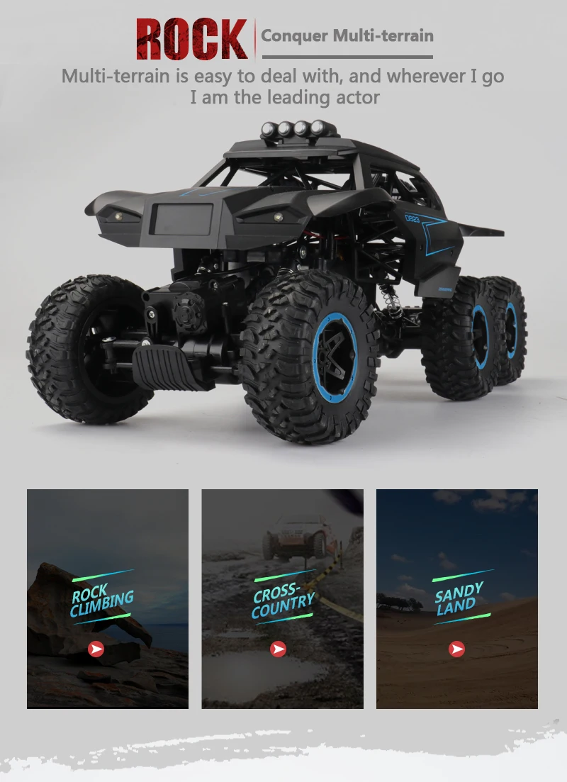 Радиоуправляемый автомобиль масштаб 1/12 ползающий с дистанционным управлением 2 4