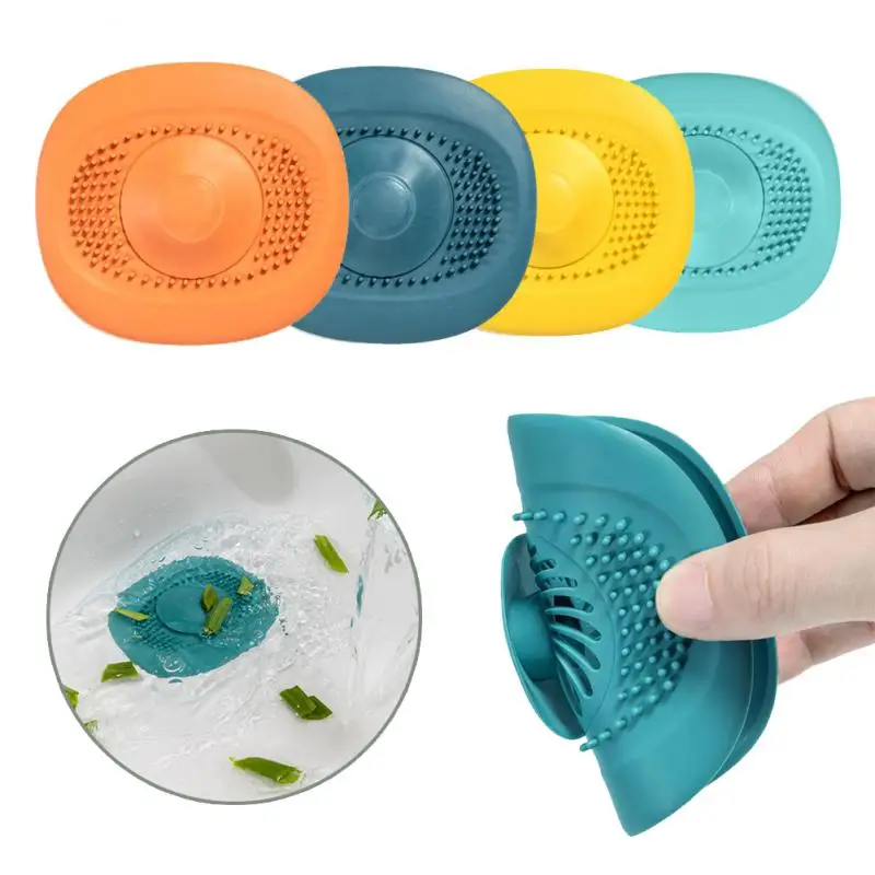 

Press Type Shower Floor Drain Hair Catcher Collector Pipe Water Stopper Deodorant Cover Plug Kitchen Bathroom Accessories