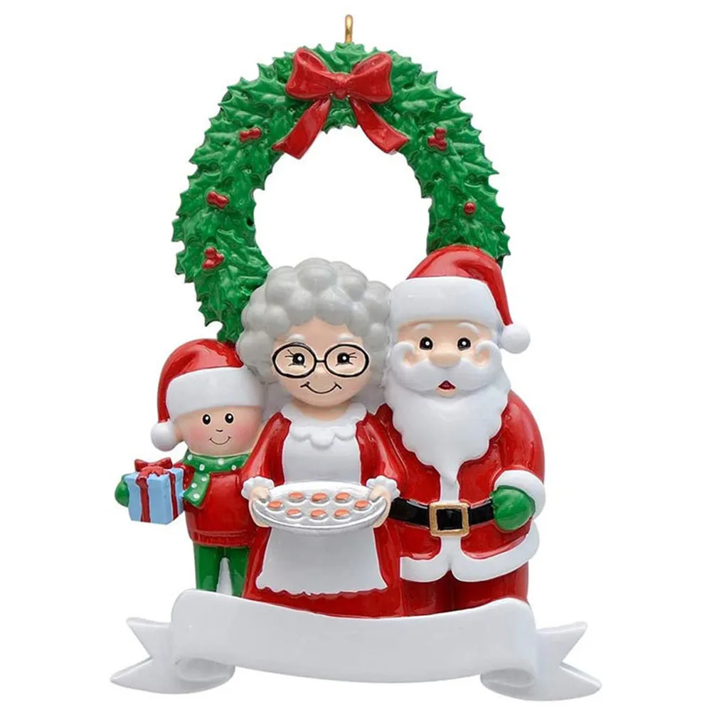 

1pcs Christmas Pendant DIY Personalized Family Christmas Tree Ornament For Home Navidad Xmas Tree Hanging Ornament New Year