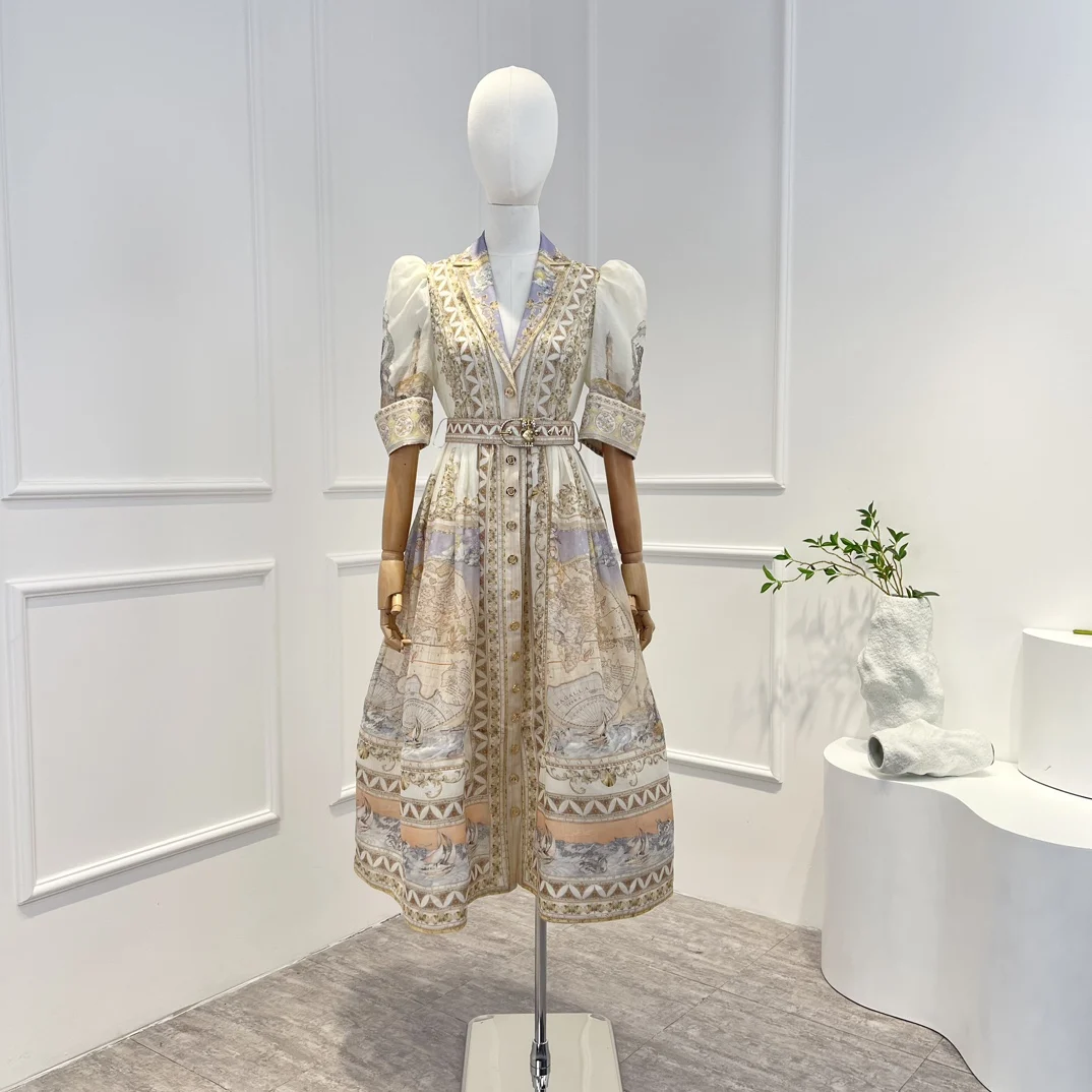 

Женское винтажное платье с коротким рукавом и V-образным вырезом