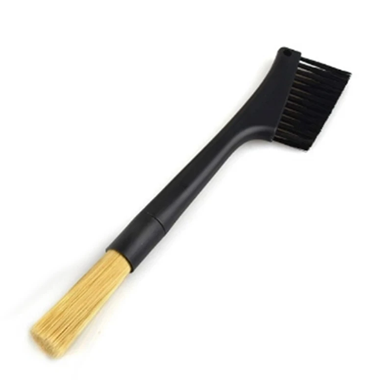 

2Pcs Coffee Grinder Cleaning Brush - Espresso Maker/Machine Cleaner Tool - Removable Dual Purpose