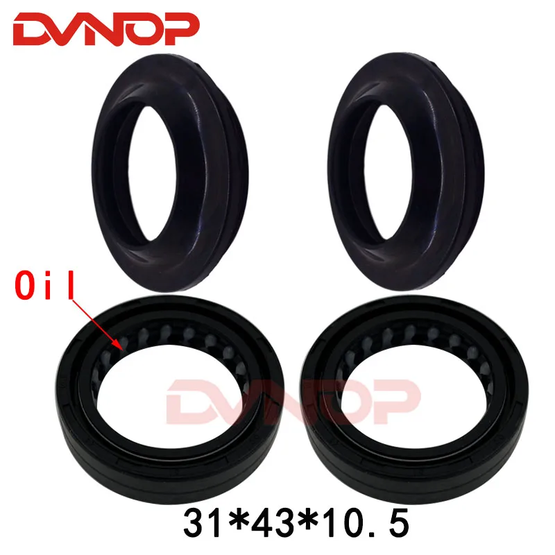 

Motorcycle 31*43*10.5 Front Fork Damper Shock Absorber Oil and Dust Seal For Honda Suzuki WY125 CBT125 MTX80 XL185 XR125 XR200