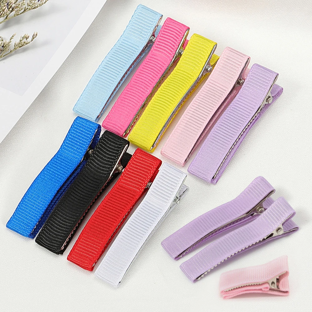 Каломори металлические тканевые заколочки для волос 20 шт.