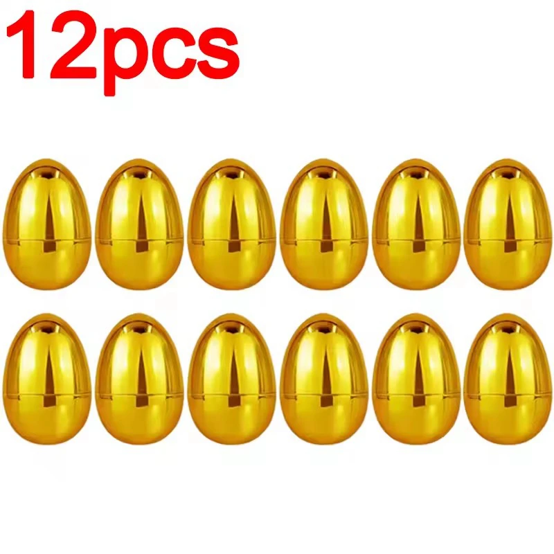 

Пластиковые золотые яйца для пасхальных игр ZQNYCY