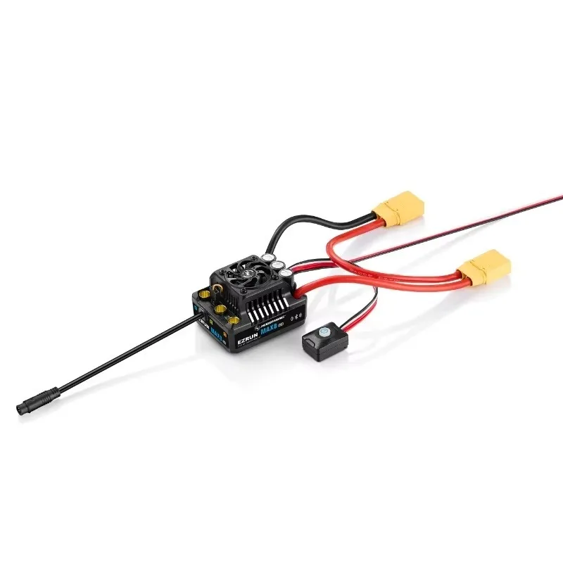 Фото DroMaSsHOBBYWING EzRun Max8 G2S Бесколлекторный ESC 160A 3-6S со встроенным Bluetooth для радиоуправляемых моделей 1/8 масштаба: шоссейных/шорт-корсовых грузовиков и монстер-траков. №2