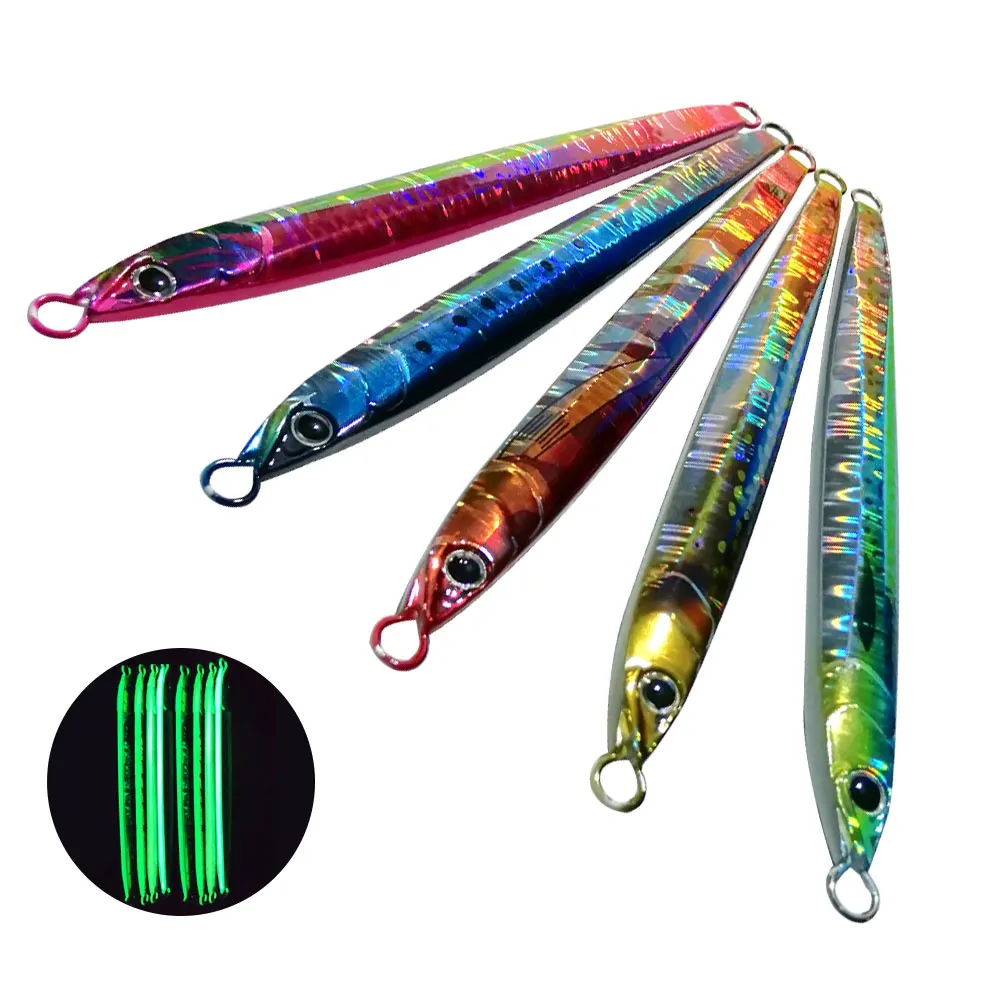 AS Speed Falling Fast Jig Lure UV Jig 3D Print Fishing Glow Angler 150g180g Metal Vertical Hard Bait Sinking Jigging Pesca Bait