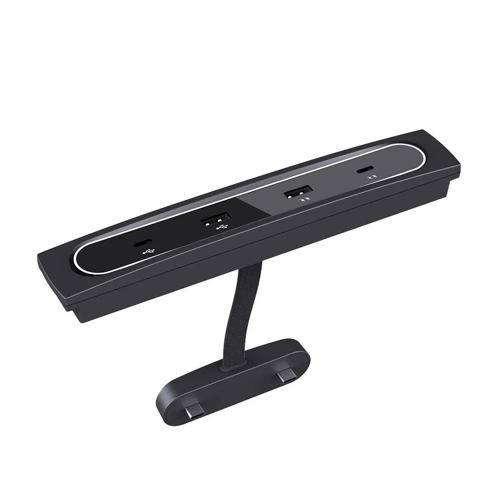 

Intelligent USB Shunt Docking Station For Tesla 2021 Model 3 Y 27W Quick Charger Auto Electronics Interior Parts Car Accessories