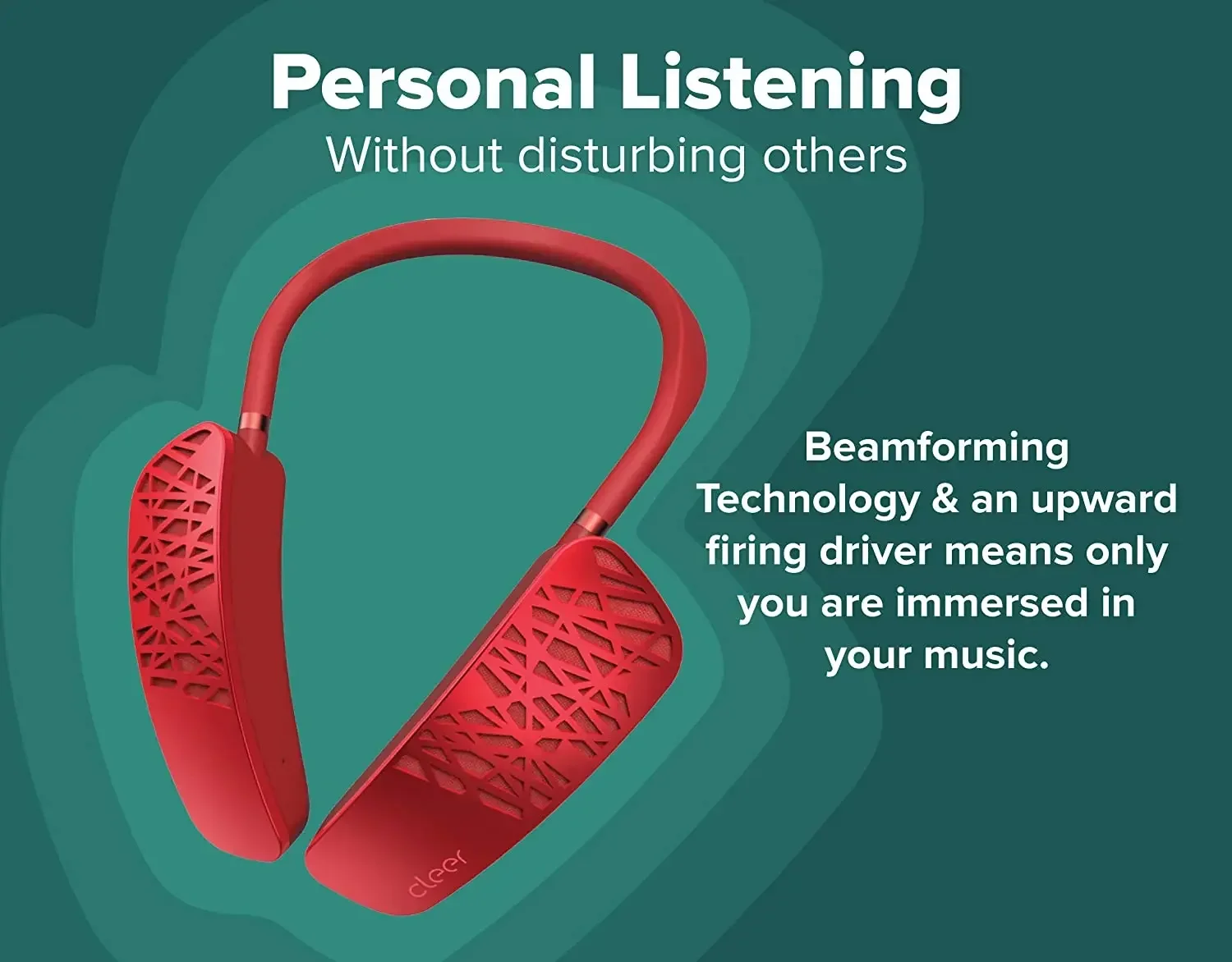 Шейный ремешок Cleer Halo беспроводной портативный Bluetooth-динамик с глубоким басом