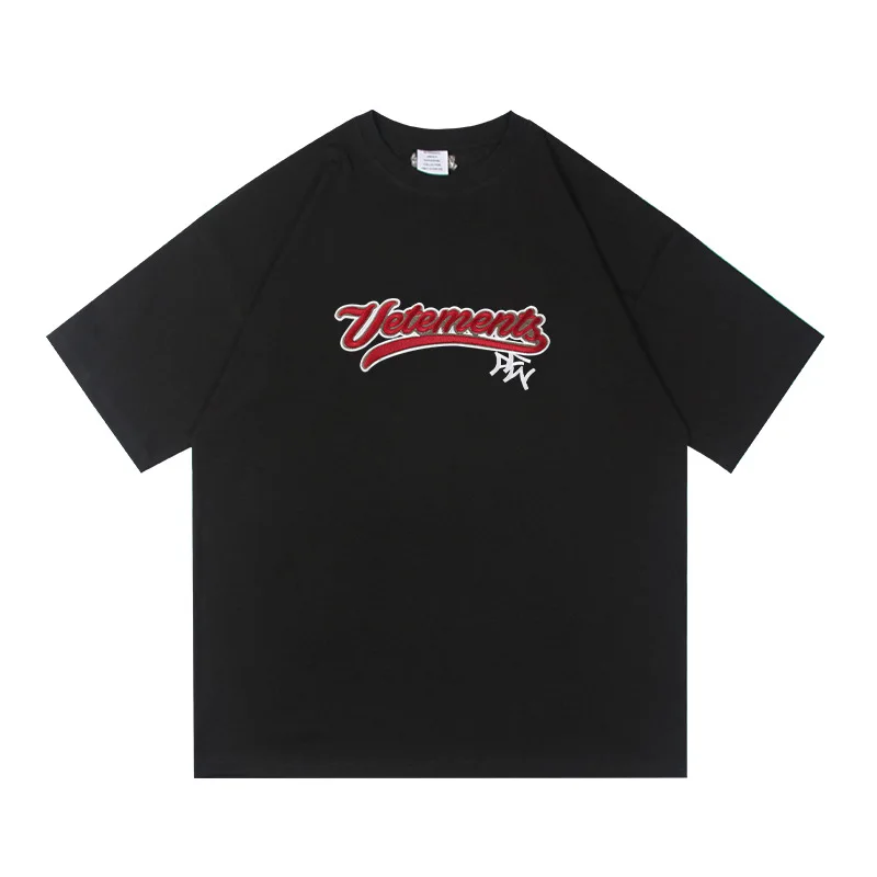 

2022 Men T-shirt Harajuku Y2K Top Oversized Summer Fashion Punk Gothic Letter Embroidery Clothes Streetwear Cool T Shirt for Men