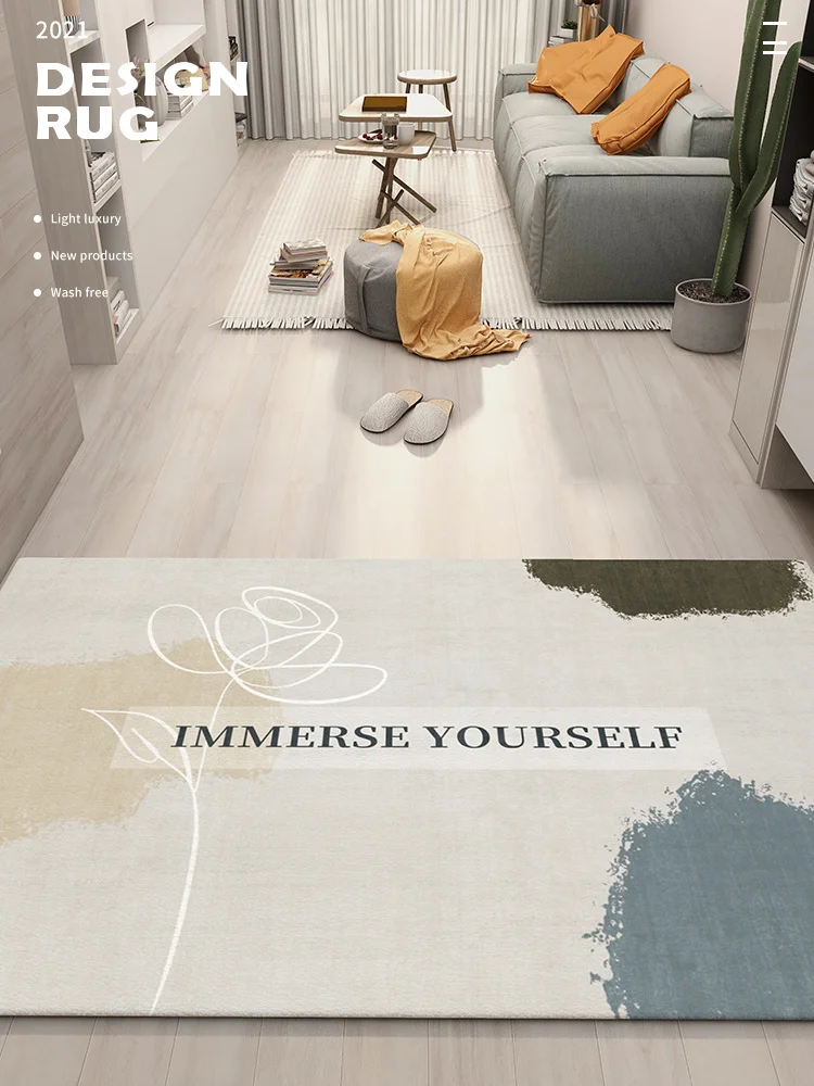 

Simple floor PVC wipe and wash free entry door can be cut household carpet mat