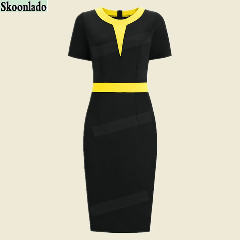 

Newest Women Office Classy Dress Original Famous Brand Design Lady Elegant Dress Plus Size Women Formal Clothes Slim Fashion Chi