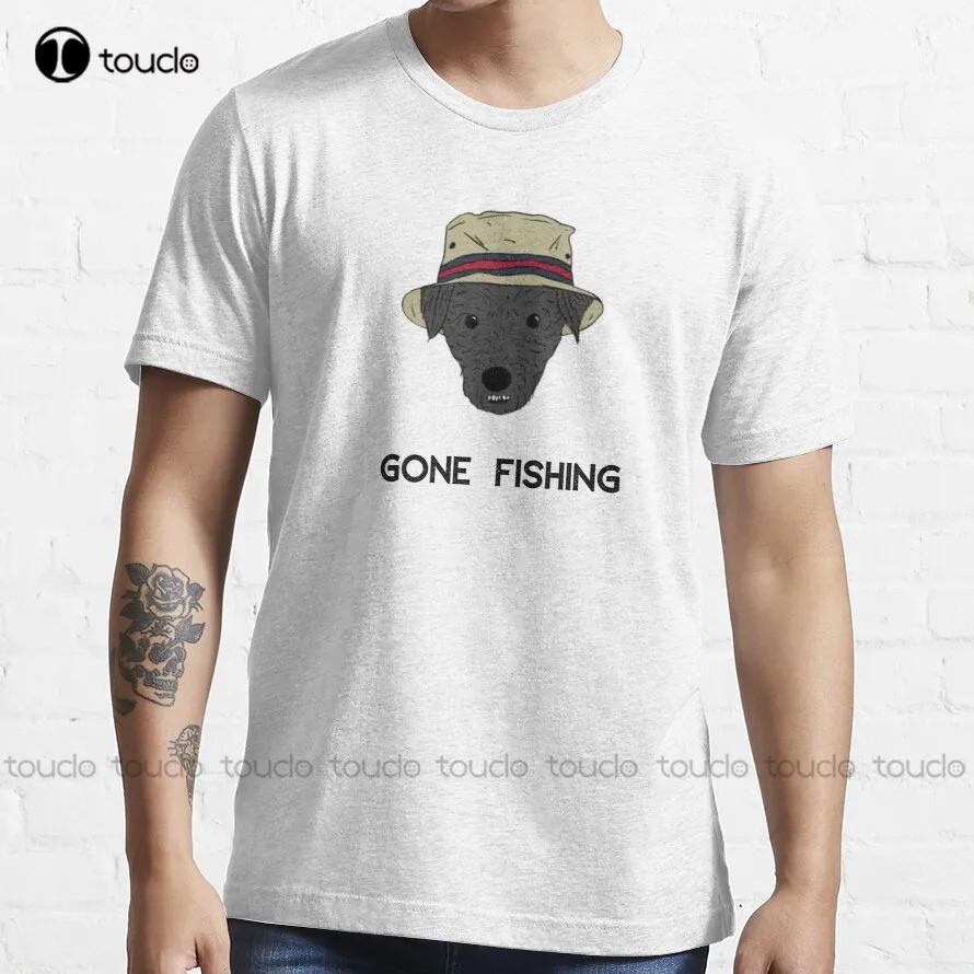 

Ted With Bob'S Hat And Away - Mortimer And Whitehouse Gone Fishing ‘Ted’ - Bob Mortimer Paul Whitehouse - T-Shirt Xs-5Xl Unisex