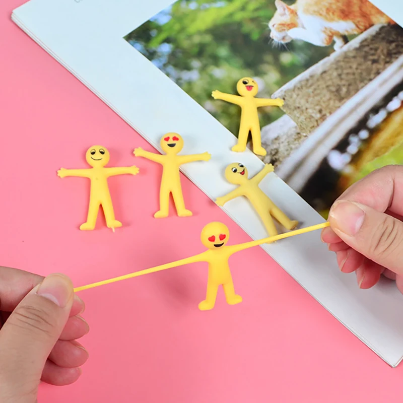 

10pc Funny Smiley Yellow Man Children Toys Wedding Gifts For Guests Party Favors Kids Child Birthday Party Gifts Toys