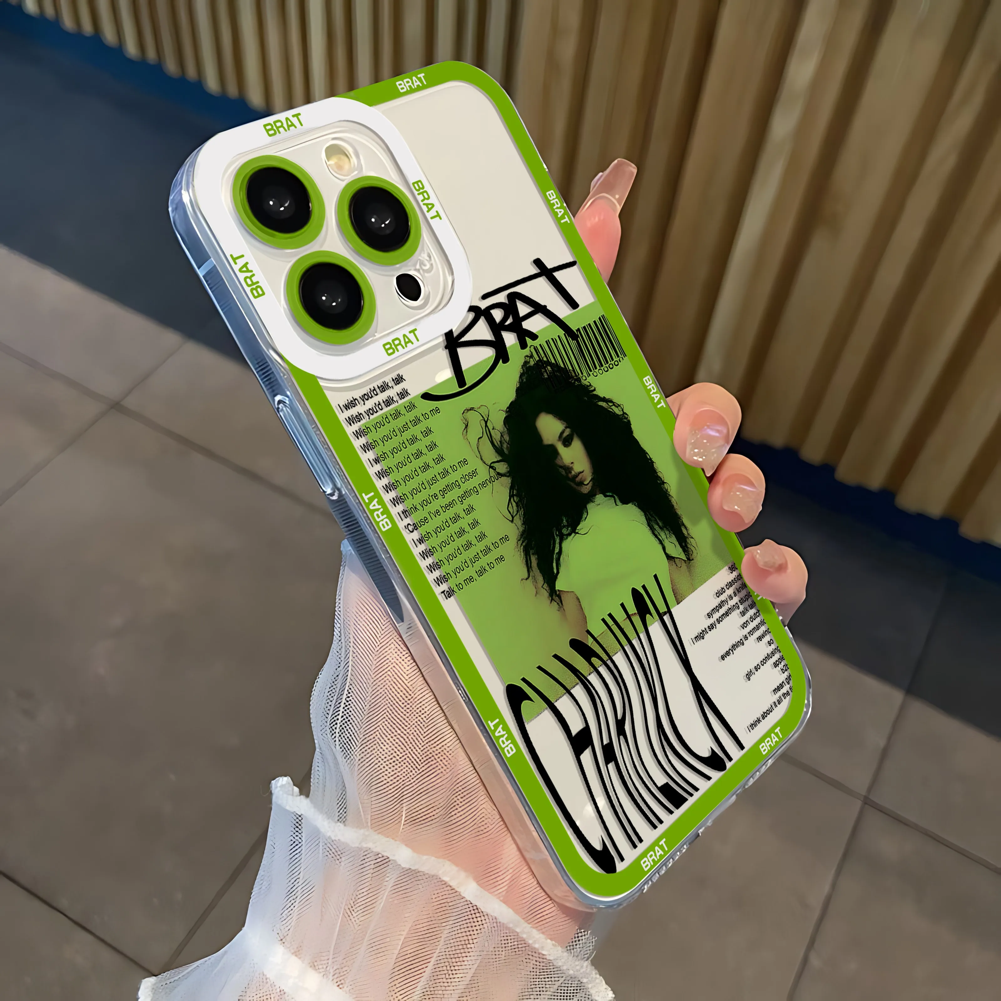 C-Charlis XCX B-BRAT Brat 360 365 чехол для телефона Xiaomi Redmi Note 13 12 12C 11 10 10C 13C 10s 9 9s 9A 9T 9C 8 7 Pro Max 4G 5G