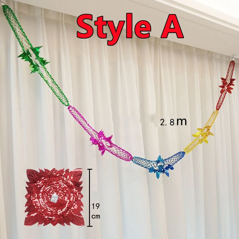 

Рождественские гирлянды из фольги