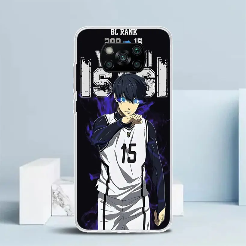 Мягкий чехол Blue Lock Isagi Yoichi для Xiaomi Poco M8 M7 X7 X6 X5 Pro F7, Redmi 15 15C 13 13C 12 12C 10 10C с принтом (art.: 3920db0bda6d3) - 3920db0bda6d3