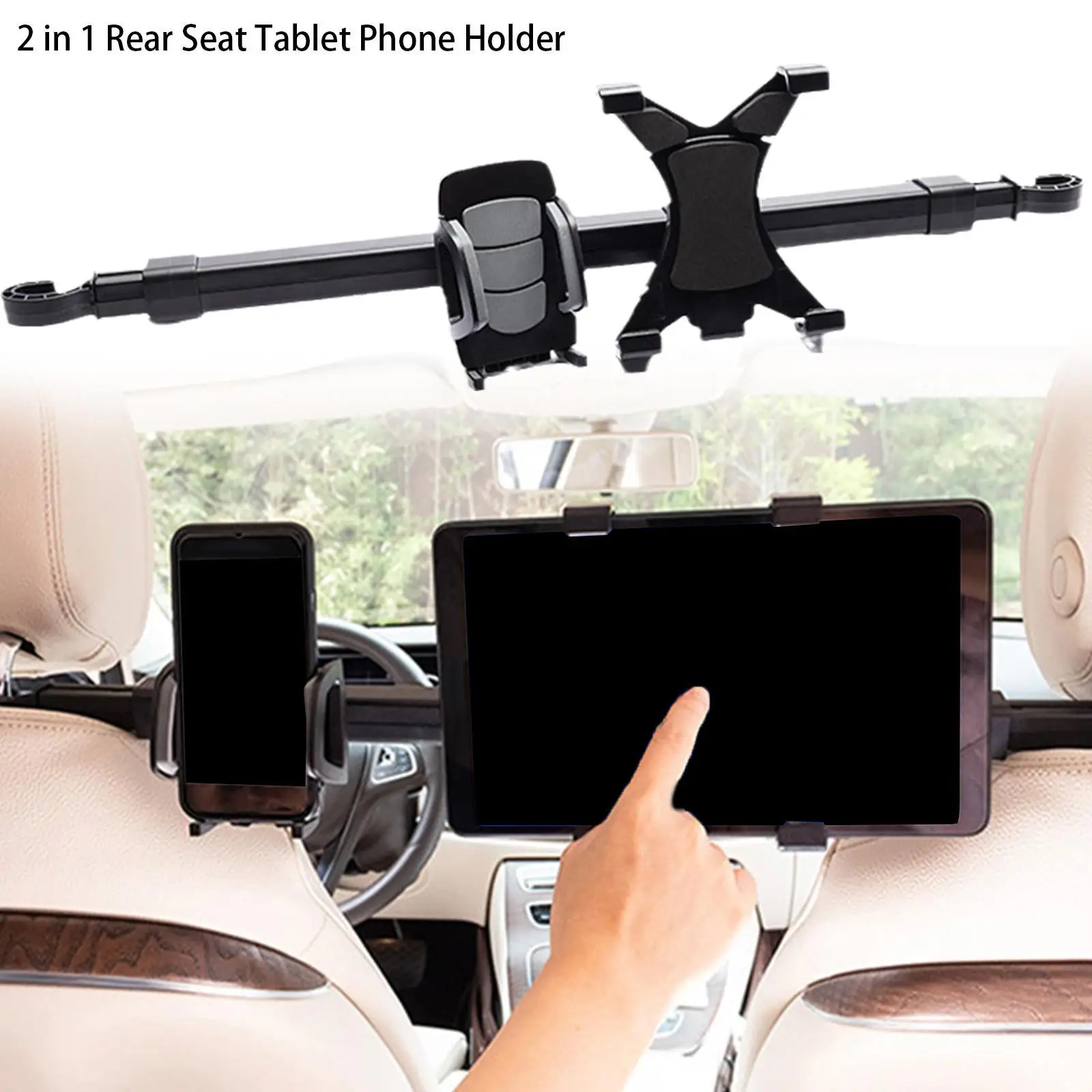 

Car Phone Holder Bracket Car/Truck Back Seat Headrest Phone Mount Holder for iPad Tablet Computer Rear Seat Universal Support