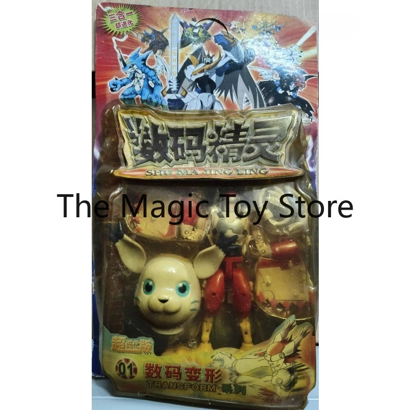 Фото Оригинальные игрушки Digimon, китайская версия, Holy Angelmon, Dark Battlemon, трансформируемые фигурки, модели, коллекционные предметы №3