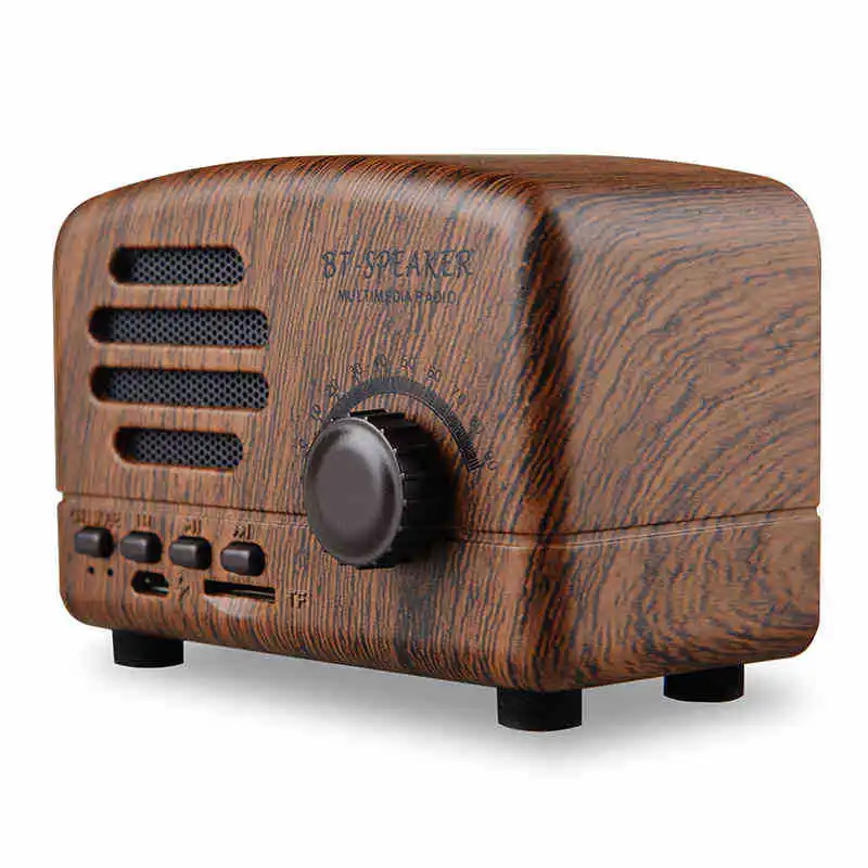 

Mini Wooden Wireless Retro Bluetooth Speaker Little Prince Card Radio Small Outdoor Portable Plastic Audio for Home Office som