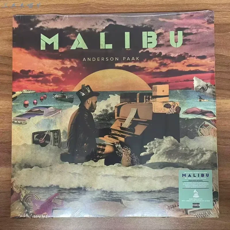 Фото Андерсон. Клей для виниловых пластинок Paak Malibu Vinyl 2LP, юбилейное издание к 10-летию, цветной клей для виниловых пластинок №2